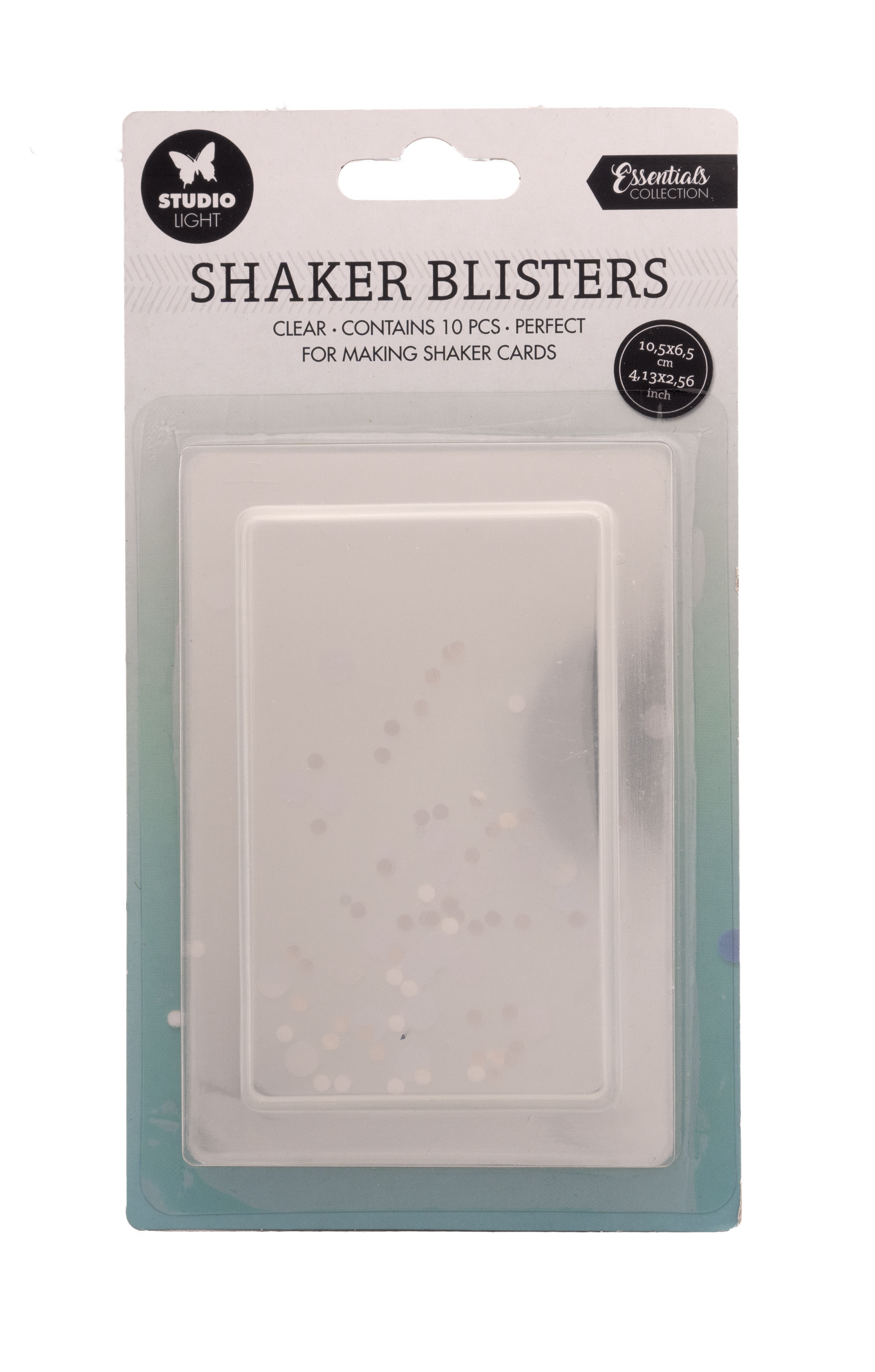 SL Shaker Window Blister Rectangle Essentials 105x65x5mm 10 PC nr.04