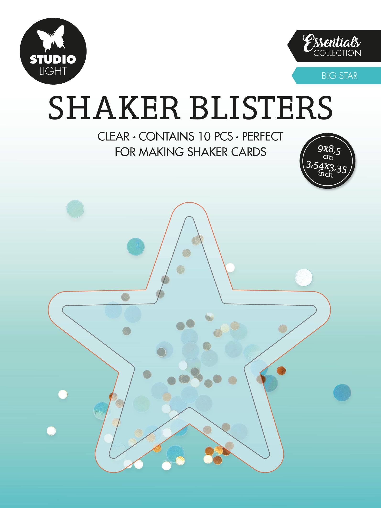 SL Shaker Blister Big Star Essentials 90x85x6mm 10 PC nr.07