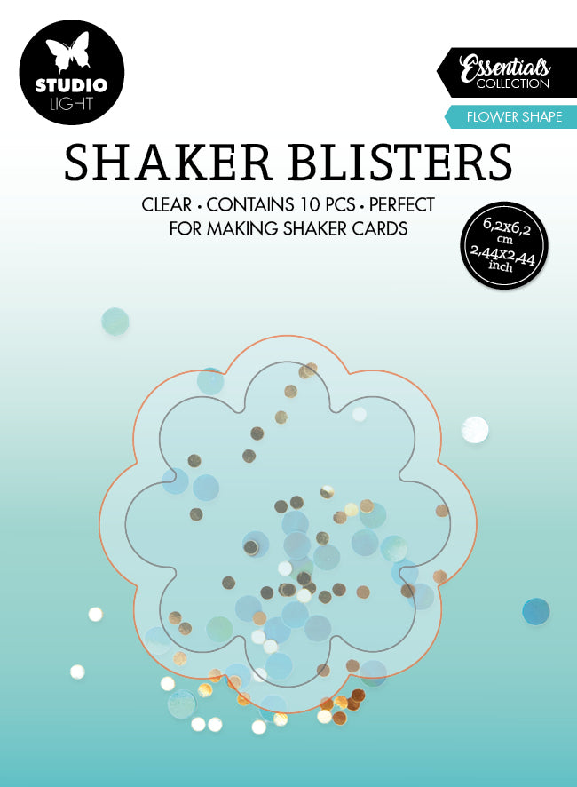 SL Shaker Blister Flower Shape Essentials 62x62x6mm 10 PC nr.10