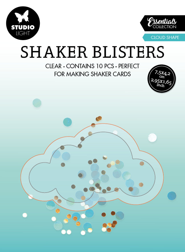 SL Shaker Blister Cloud Shape Essentials 75x42x6mm 10 PC nr.11