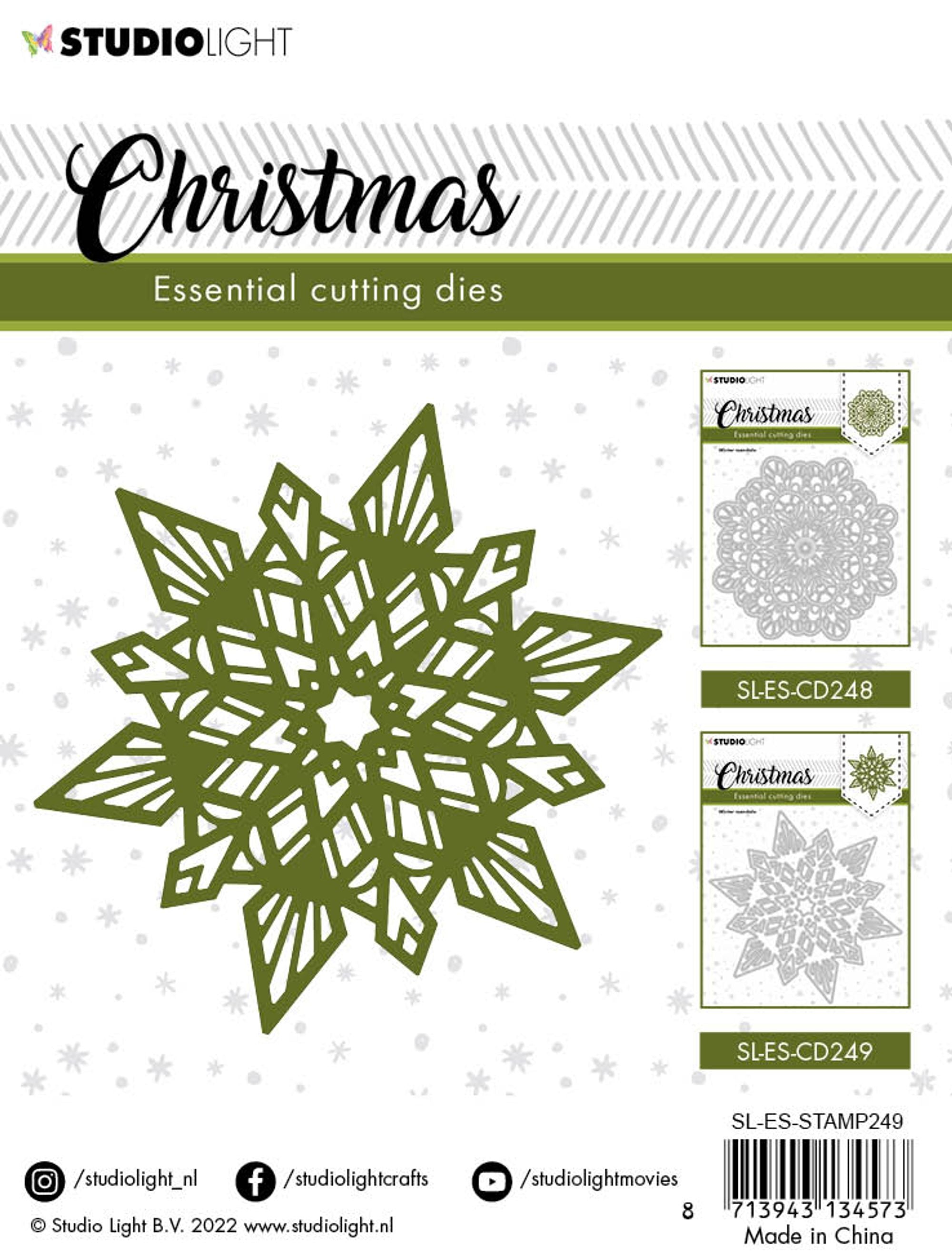 SL Cutting Dies Christmas Star Mandala Essentials 110x110x1mm 1 PC nr.249