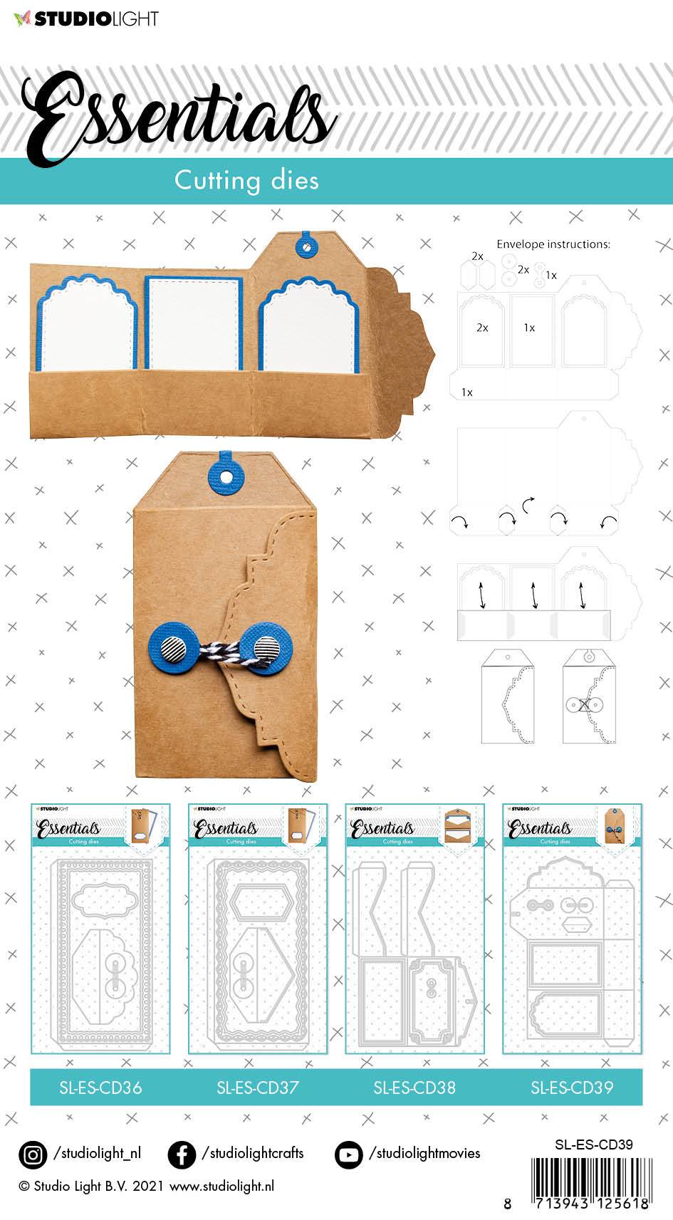 SL Cutting Die Envelope Essentials 210x148mm nr.39