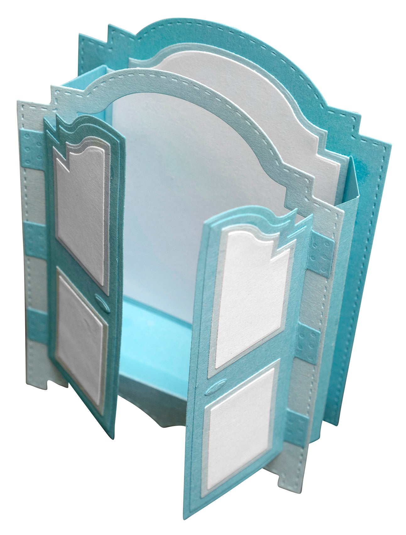 SL Cutting Dies 3D Closet Card Shape Essentials 280x150x1mm 18 PC nr.455
