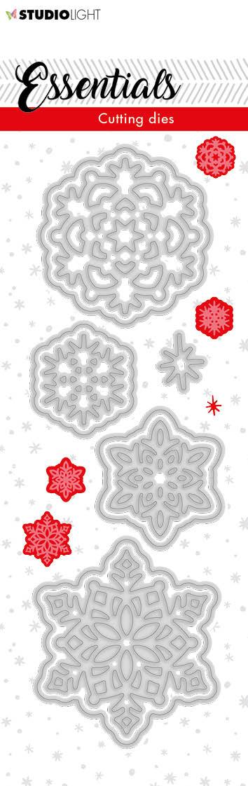 SL Cutting Die Christmas Small Snowflakes 2 Essentials 50x150mm nr.66