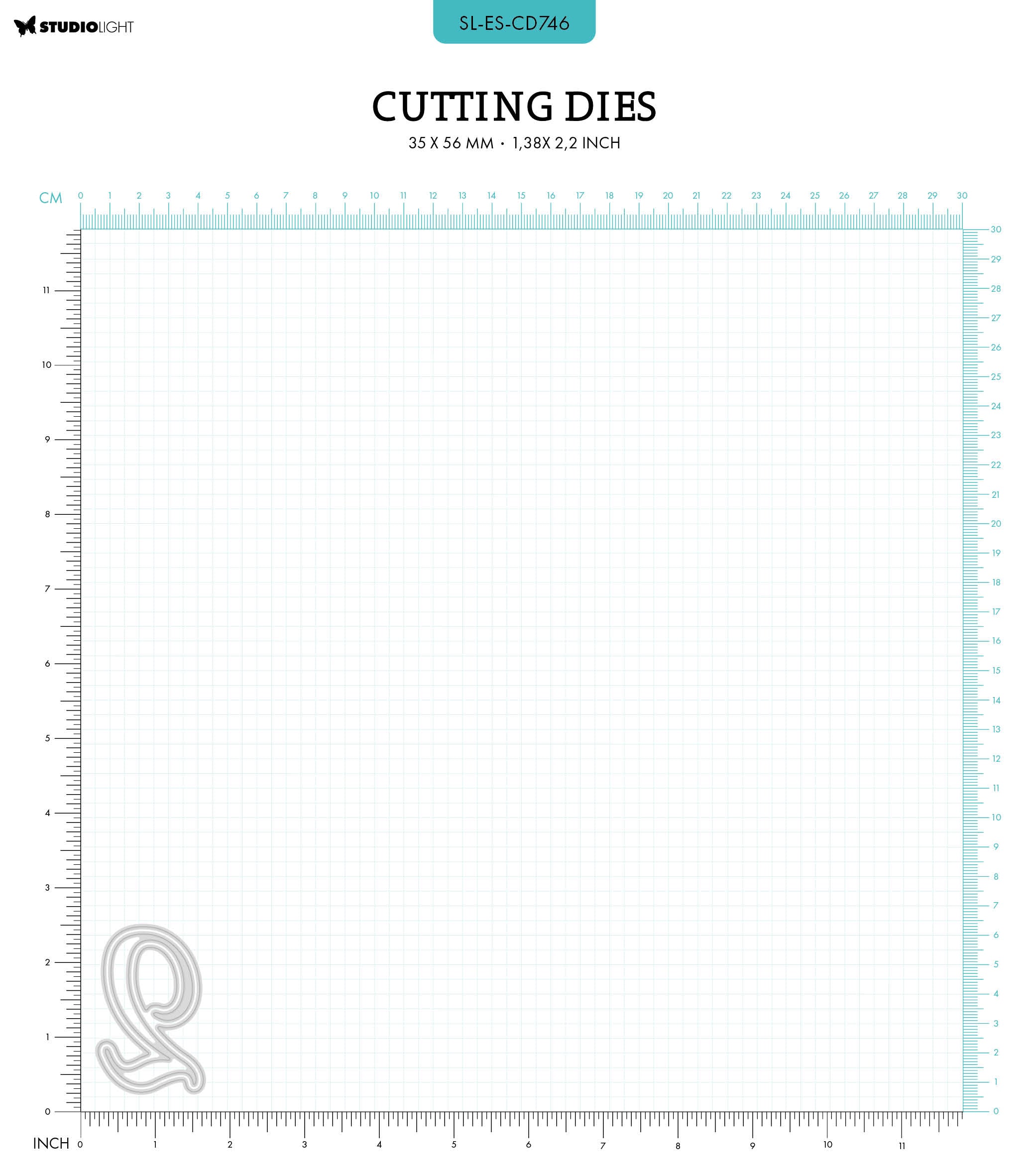 SL Cutting Dies NR. 2 Essentials 35x56x1mm 2 PC nr.746
