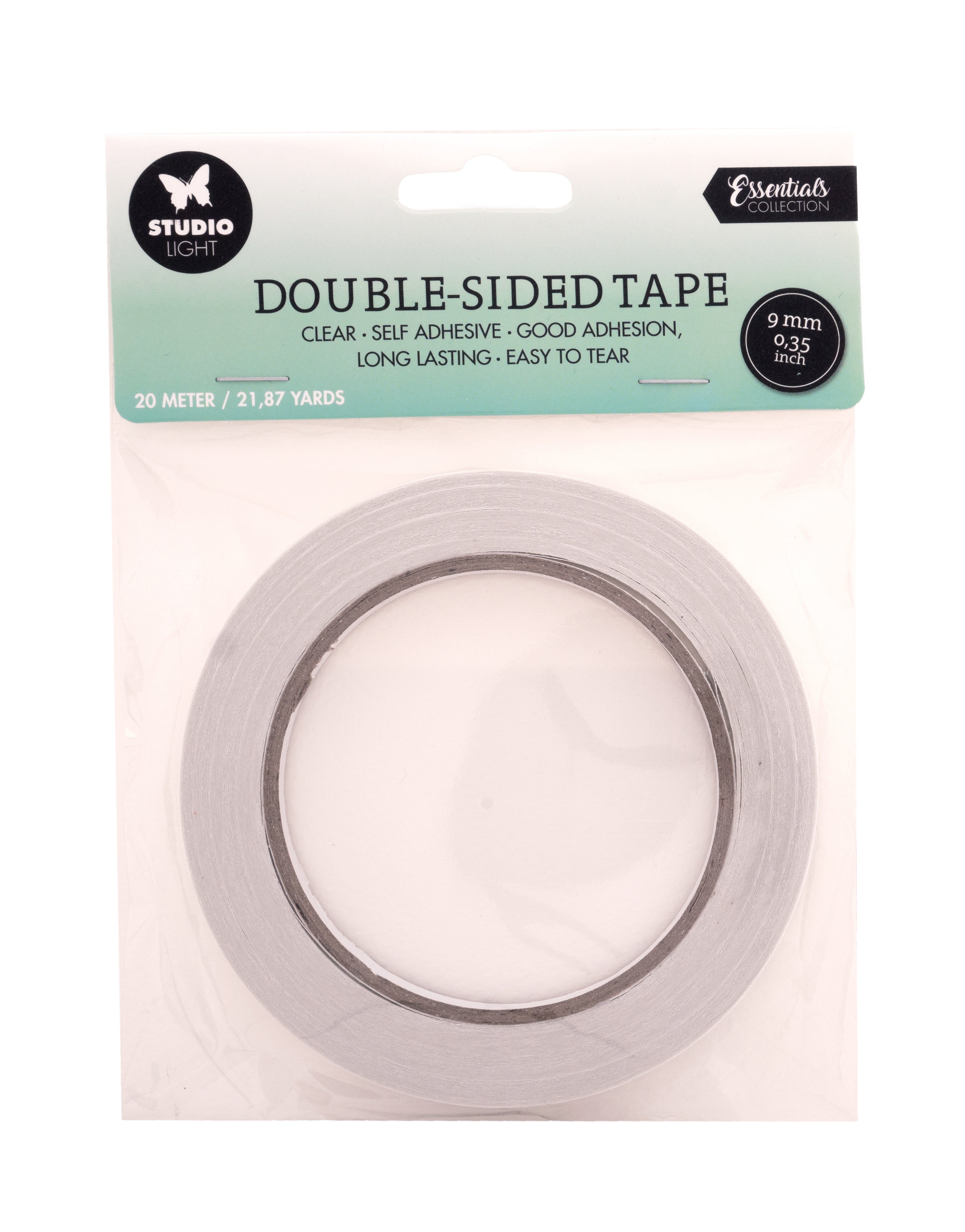SL Doublesided Adhesive Tape Easy To Tear 9mm Essential Tools 165x130x9mm 20 M nr.03