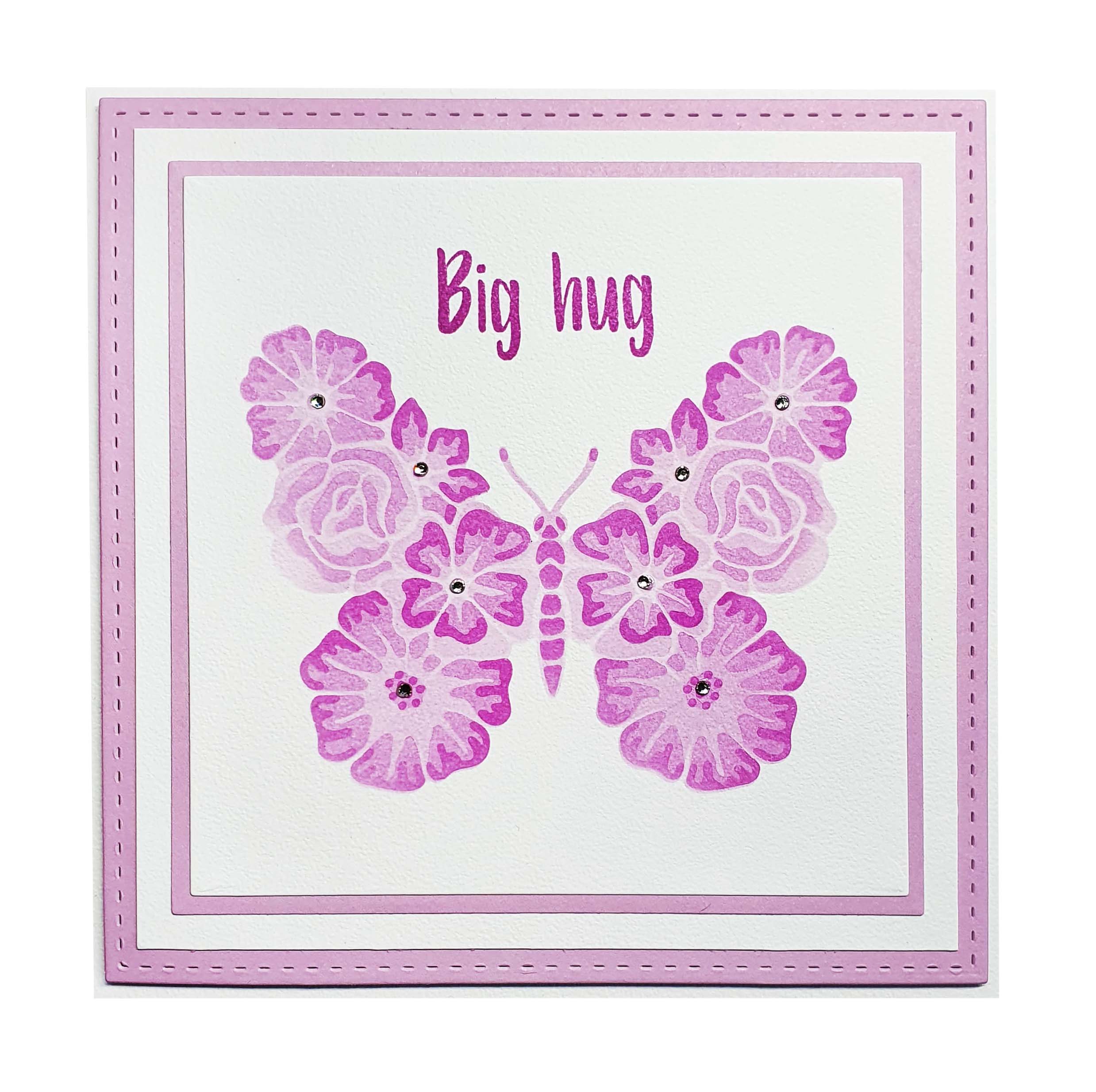SL Mask Floral Butterfly Essentials 150x210x1mm 1 PC nr.170