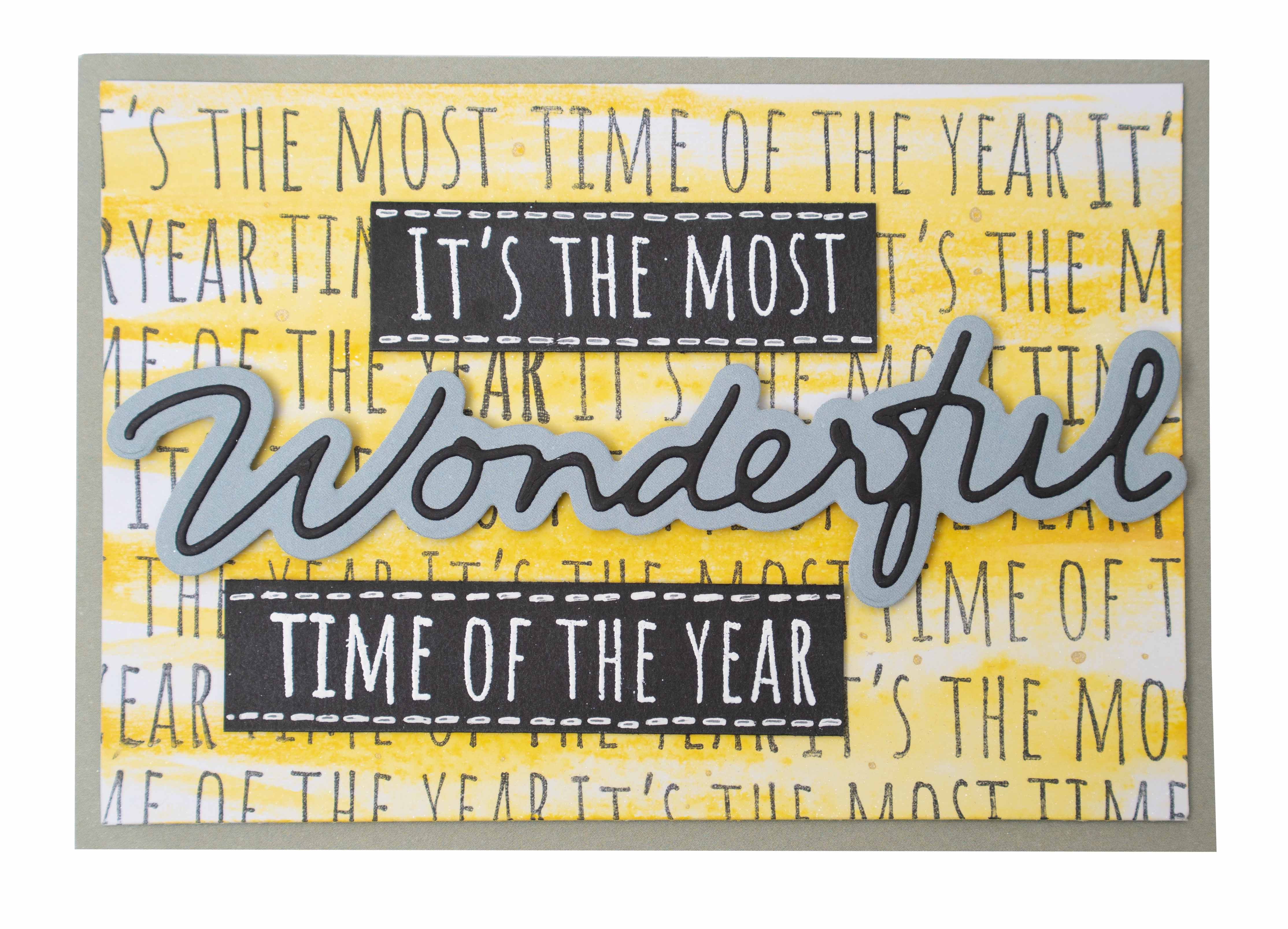 SL Stamp & Cutting Die Christmas Wonderful Sentiments Essentials 138x1