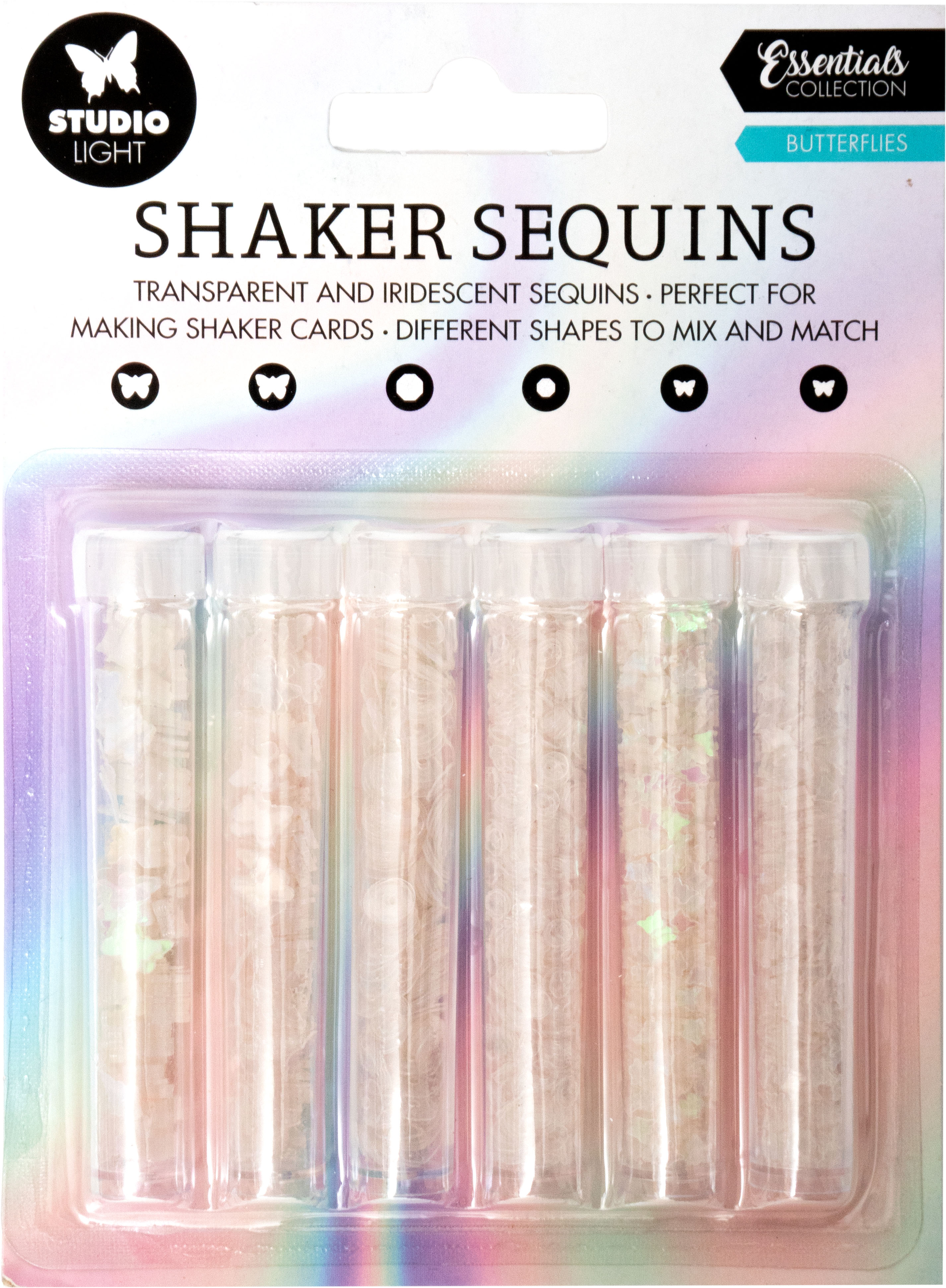 SL Shaker Elements Butterflies Essentials 151x111x15mm 6 PC nr.09