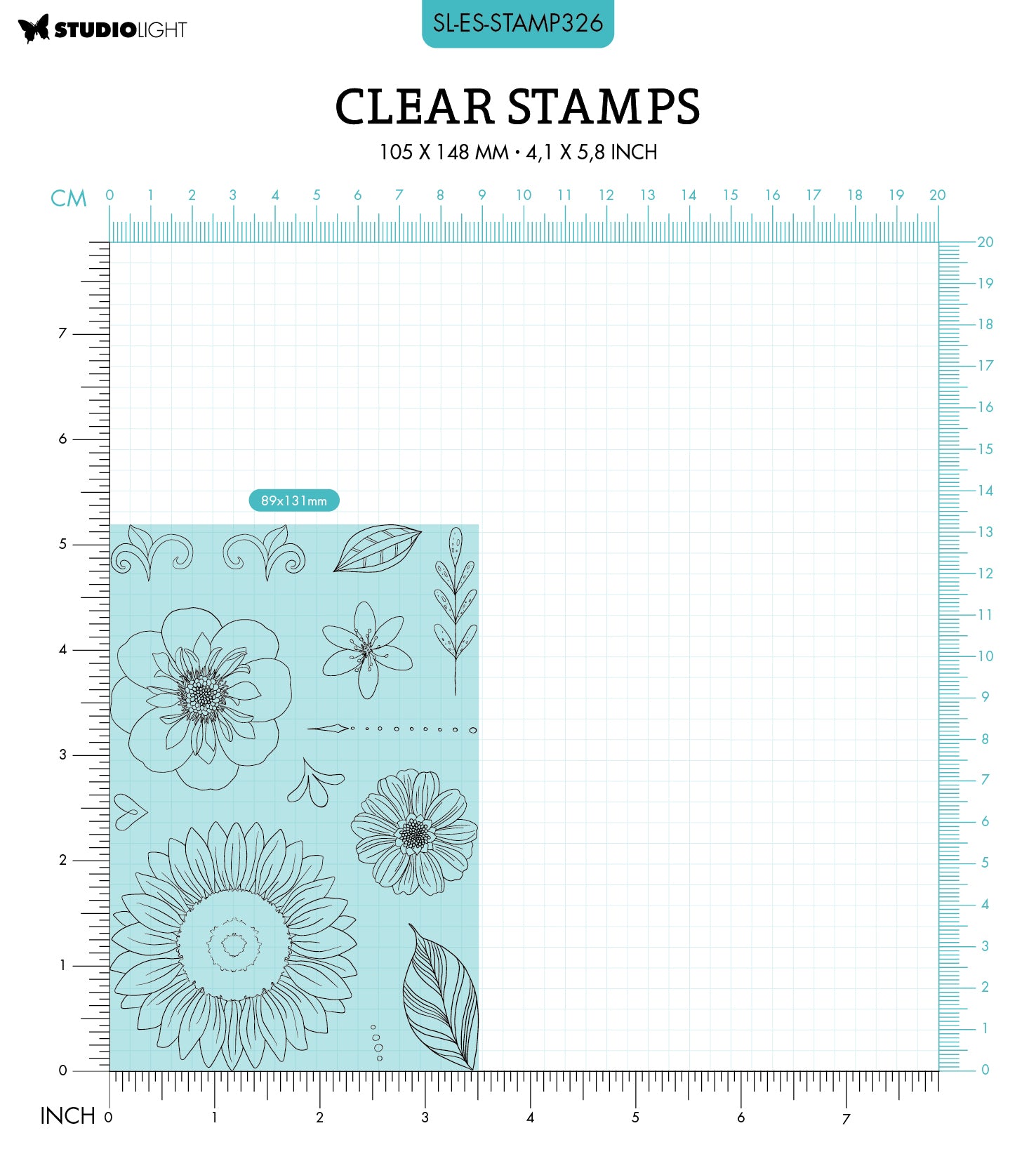 SL Clear Stamp Blooming Dream Essentials 148x105x3mm 13 PC nr.326