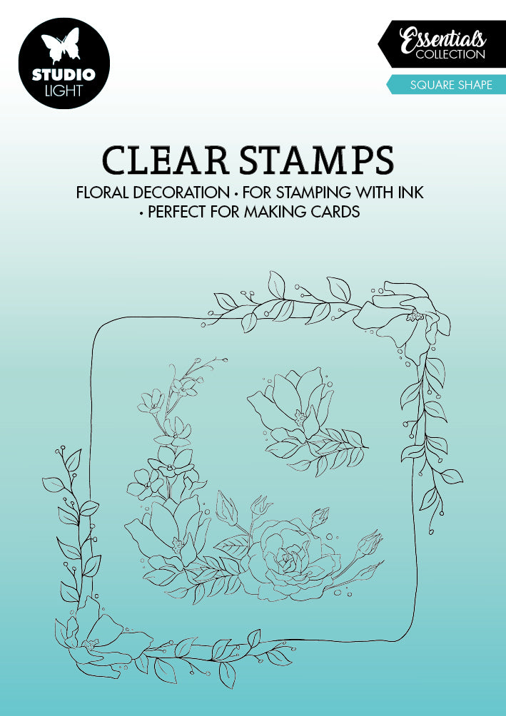 SL Clear Stamp Square Essentials 100x99x3mm 3 PC nr.362