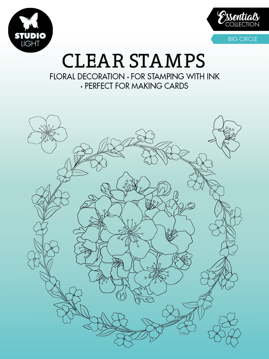SL Clear Stamp Big Circle Essentials 119x129x3mm 5 PC nr.368
