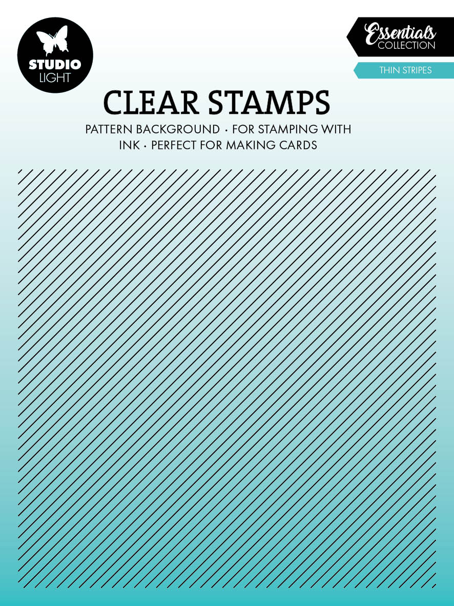 SL Clear Stamp Thin Stripes Essentials 1 PC
