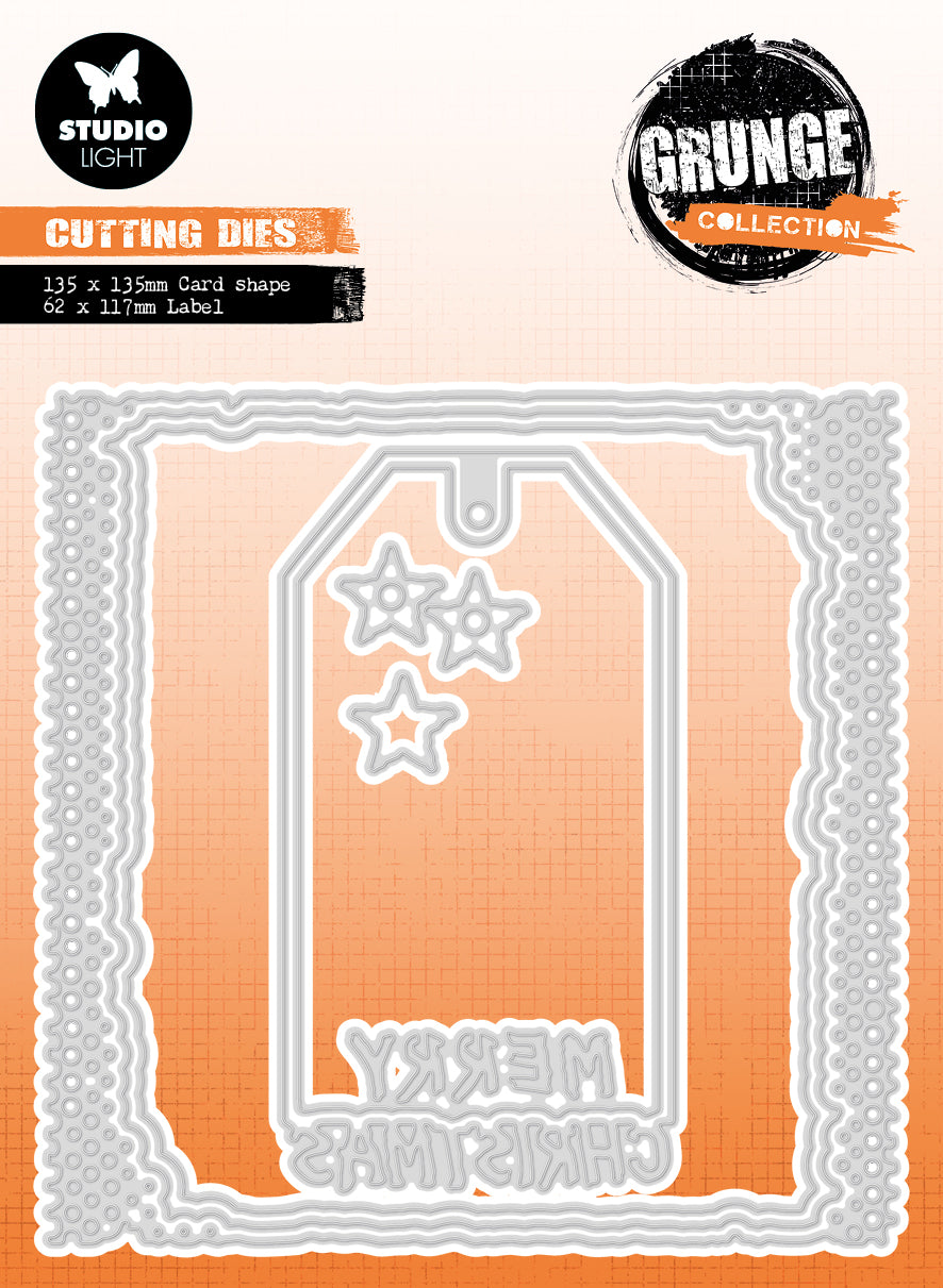SL Cutting Die Card Shape Grunge Collection 135x135x1mm 8 PC nr.434