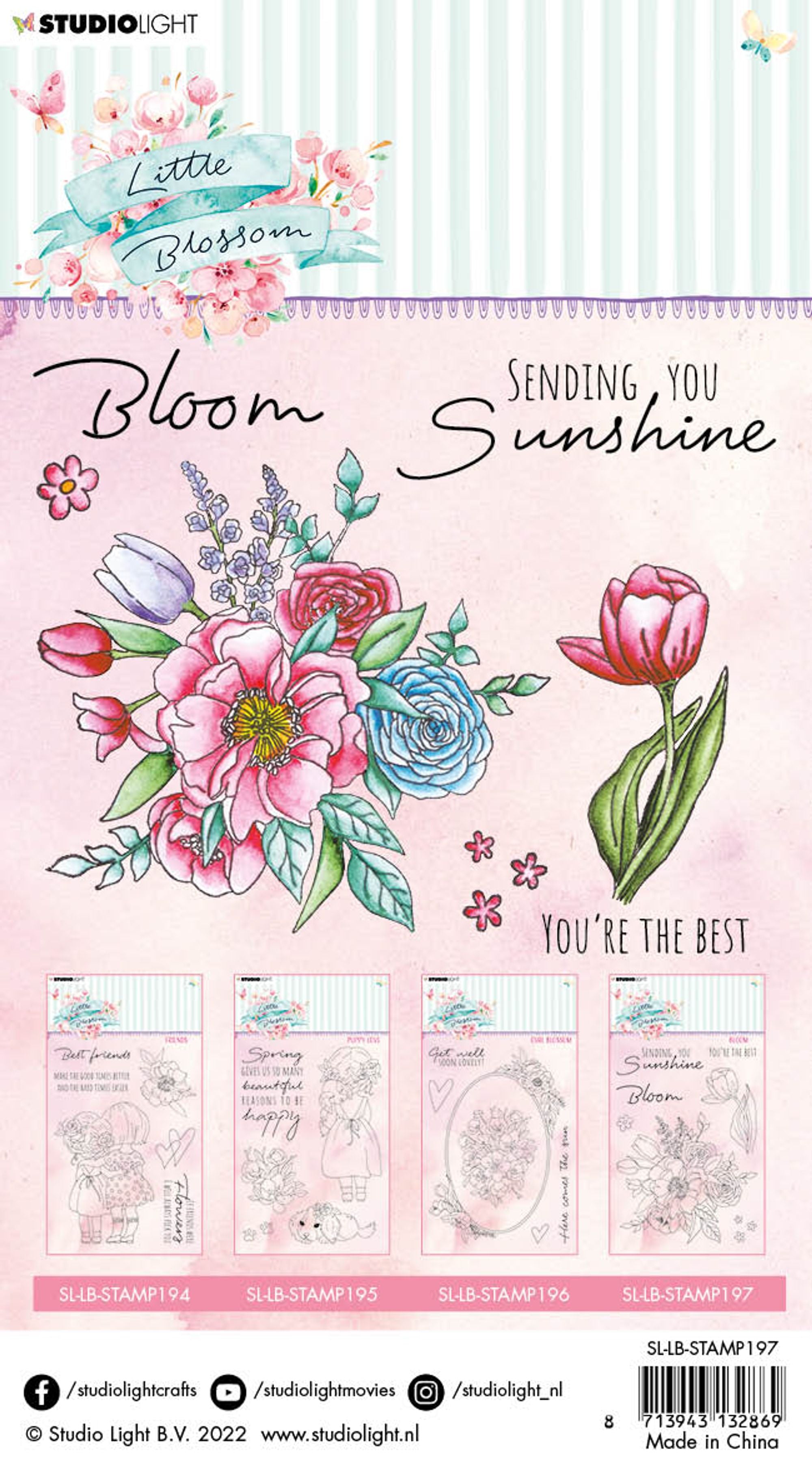 SL Clear Stamp Bloom Little Blossom 105x148x3mm 1 PC nr.197