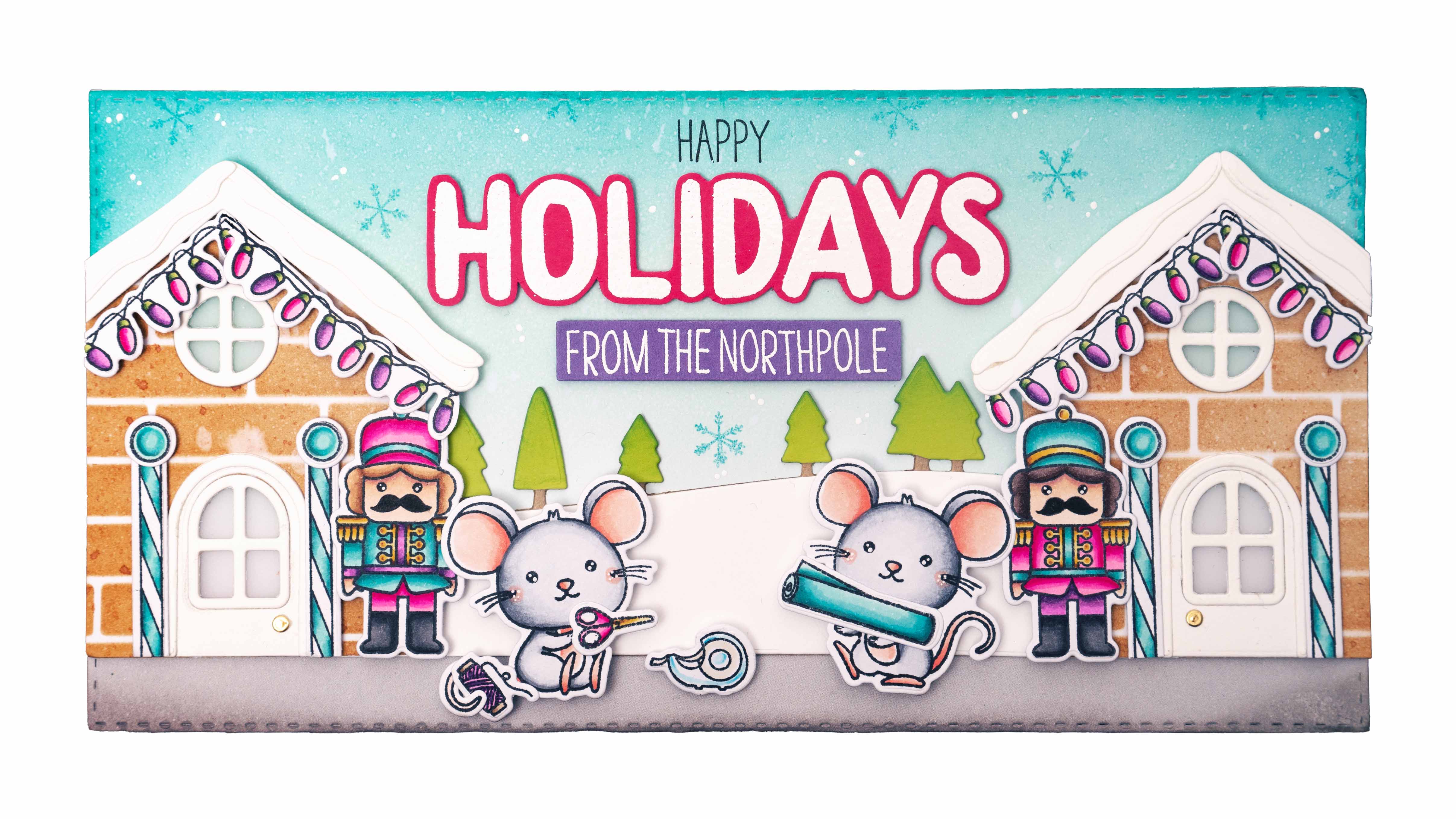 SL Stamp & Cutting Die Christmas Crew Sweet Stories 152x220x3mm 26 PC nr.67