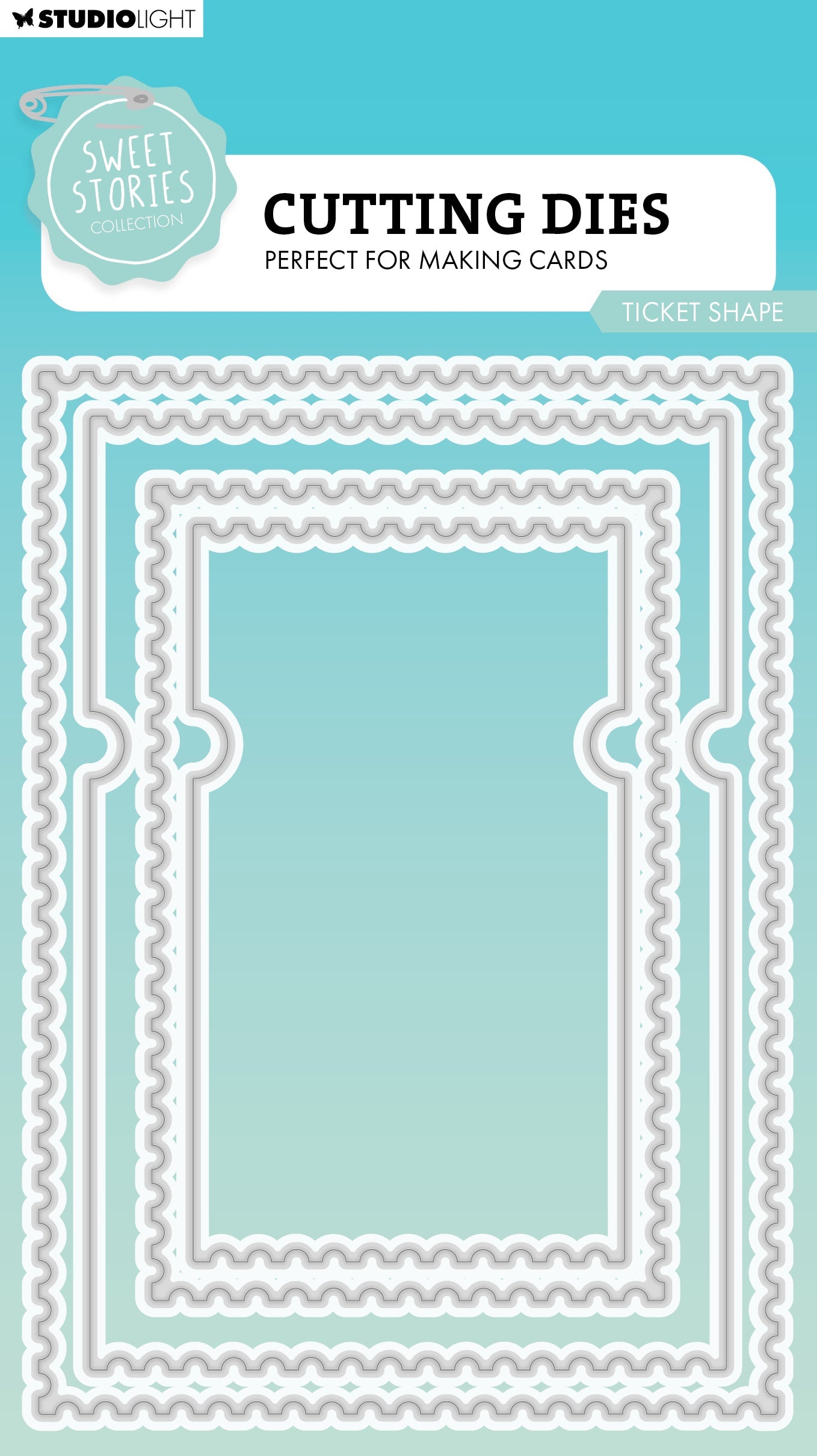 SL Cutting Die Ticket Shape Sweet Stories 4 PC