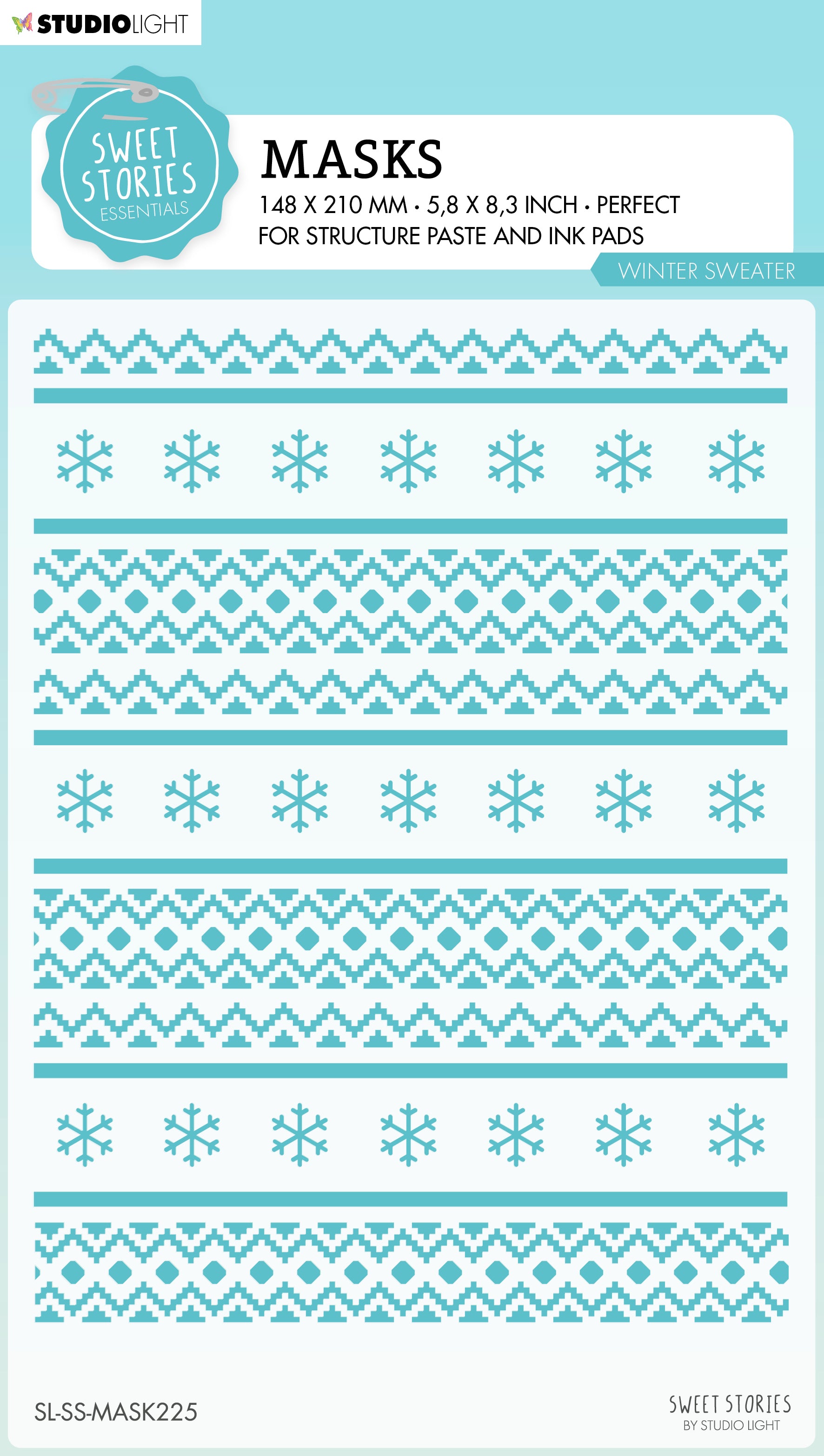 SL Mask Winter Sweater Sweet Stories 150x210x1mm 1 PC nr.225
