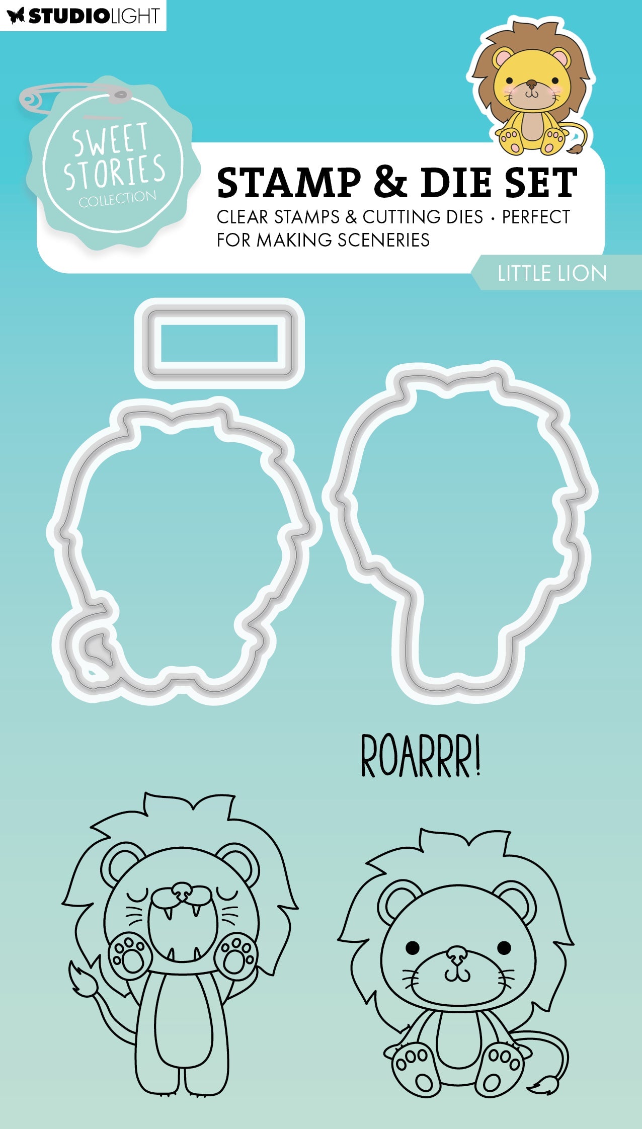 SL Stamp & Die Little Lion Sweet Stories 6 PC