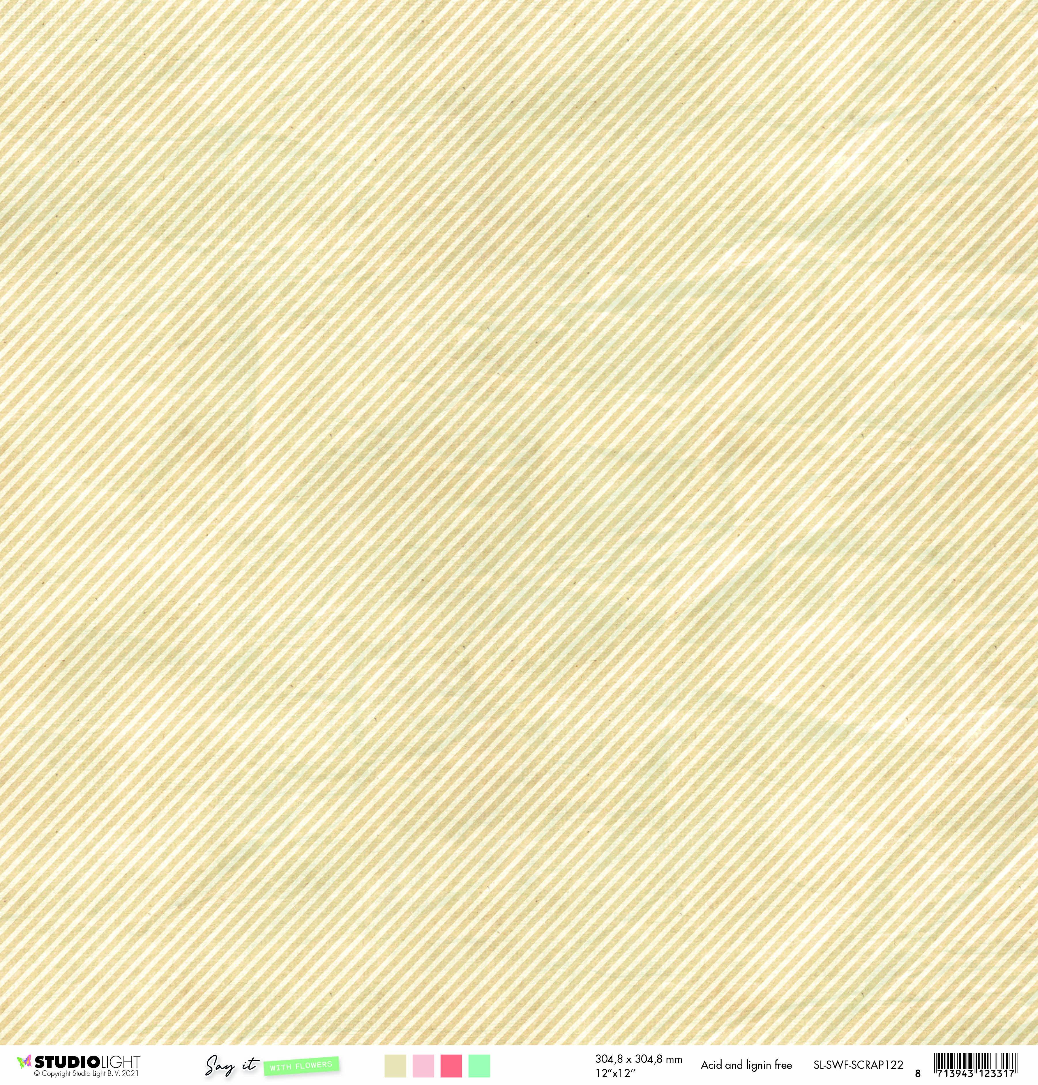 Scrap Say it with Flowers 305x305mm nr.122