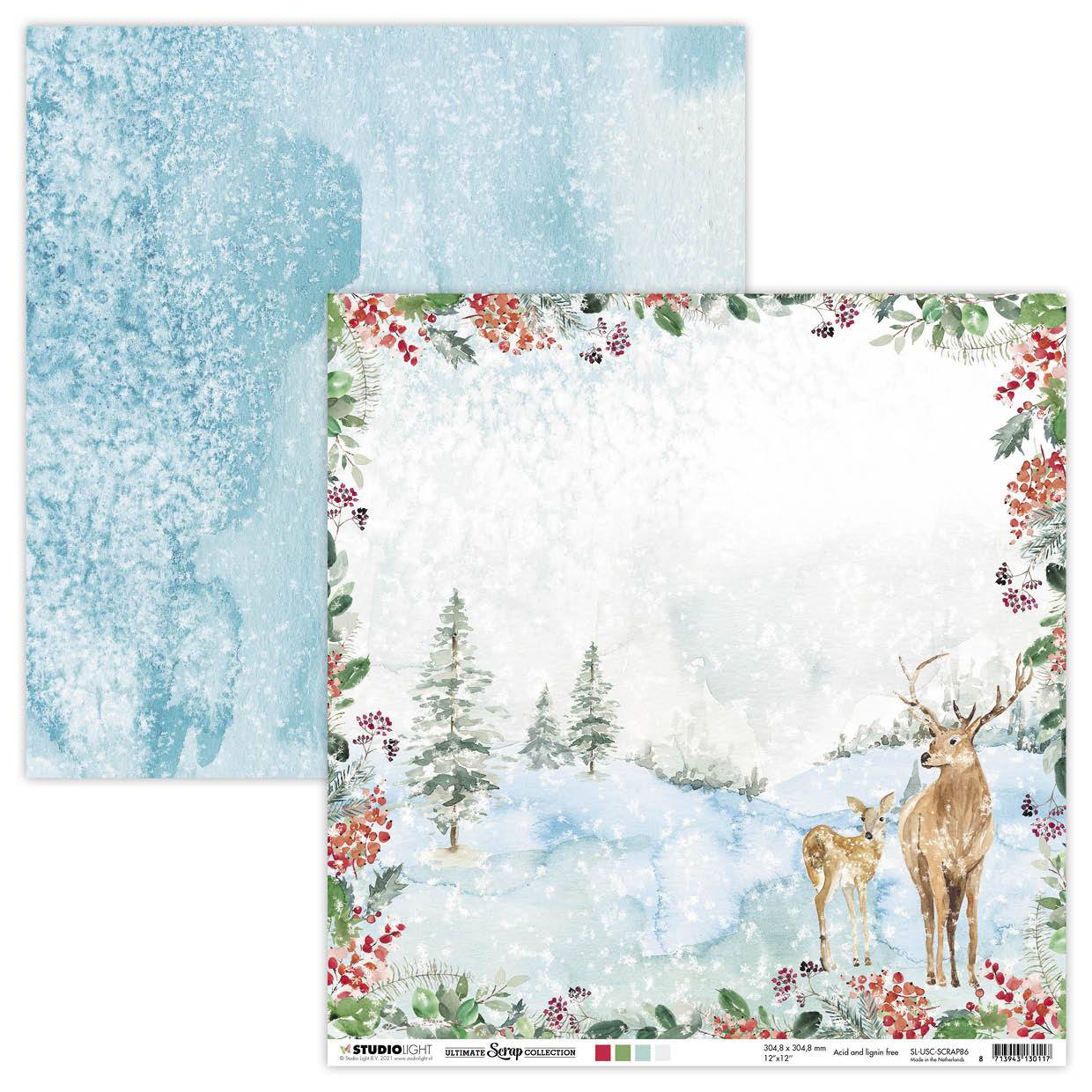 SL  Scrap  200gr Ultimate Scrap Winter Collection 304.8x304.8x0.2mm 1 sh nr.86