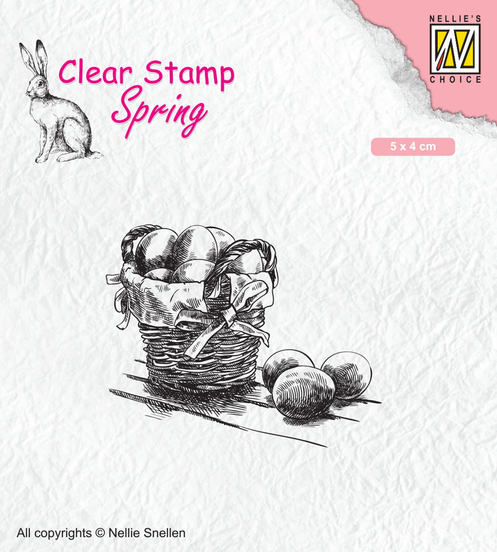 Clear Stamp Spring Easter Eggs