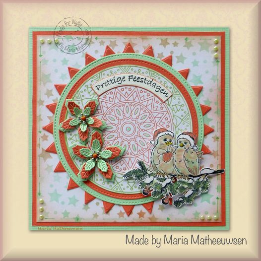 Nellie's Choice Stamping Dies Round - Christmas Trees