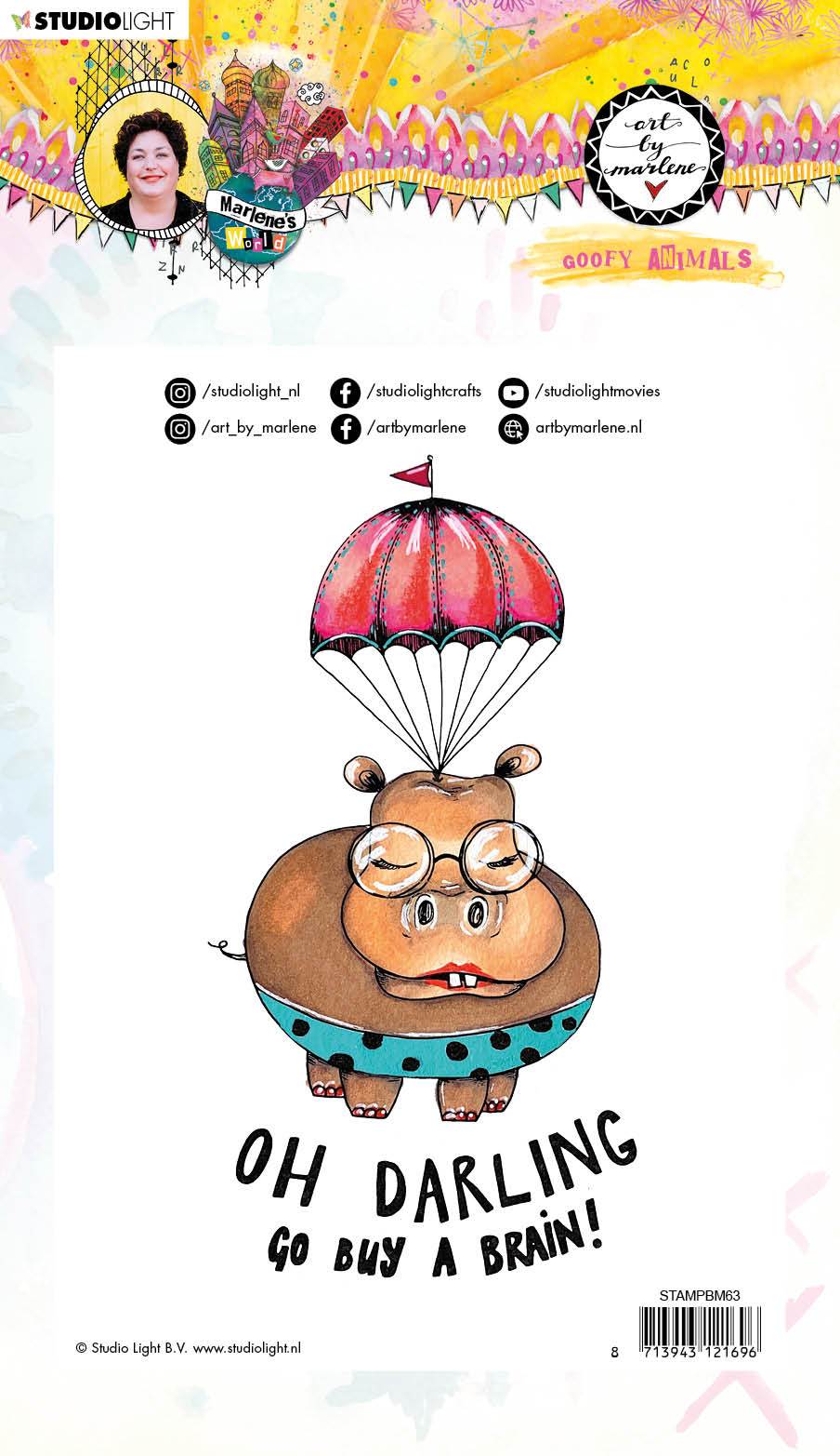 Art by Marlene Clear Stamp Marlene's World nr.63