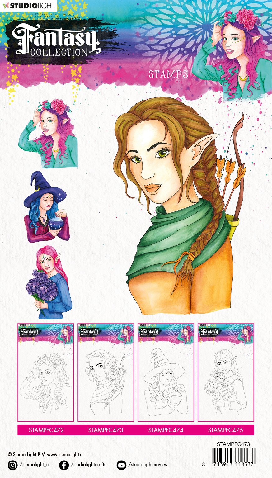 Stamp A5 Fairy, Fantasy Collection 3.0 nr.473