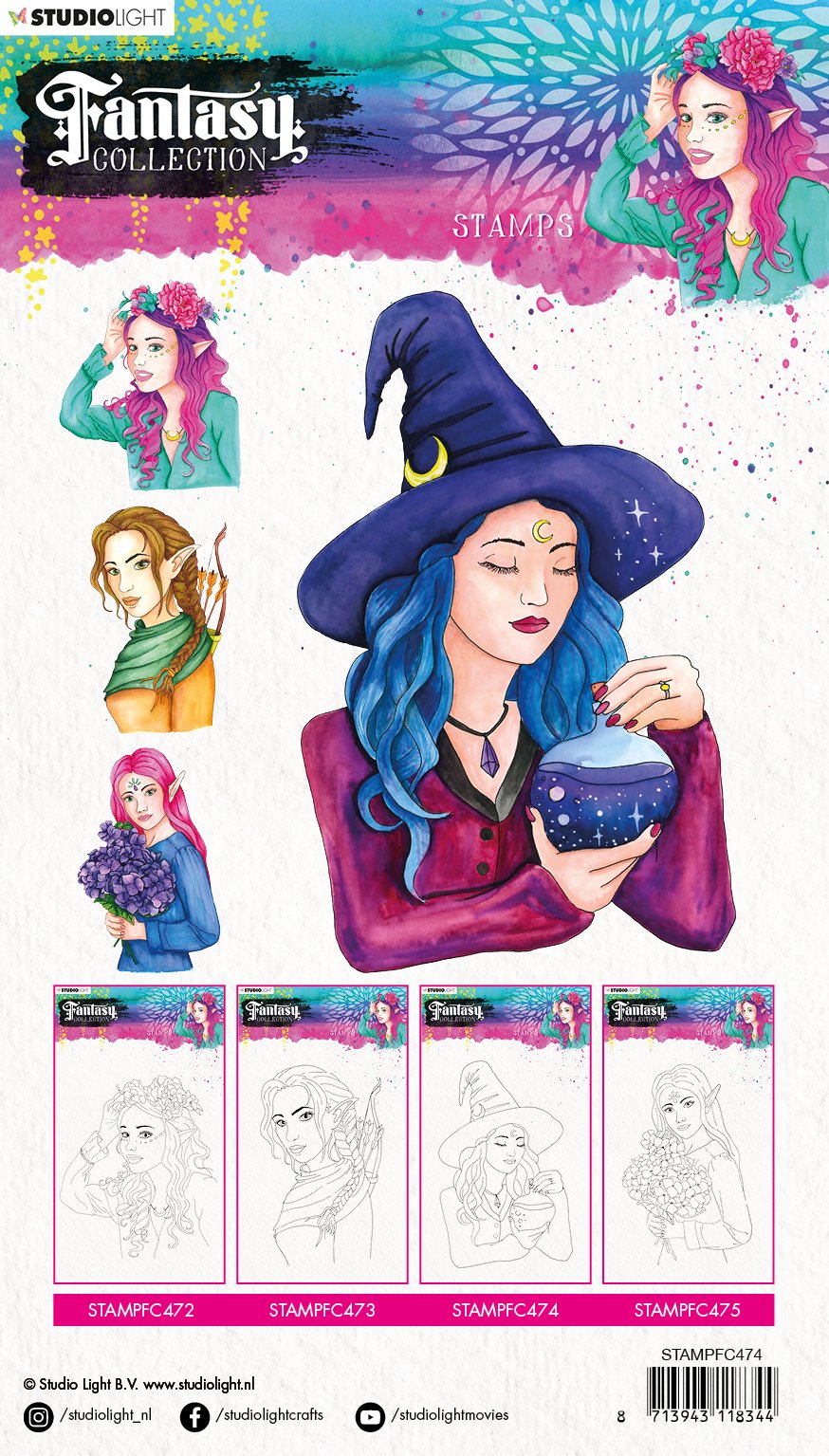 Stamp A5 Fairy, Fantasy Collection 3.0 nr.474