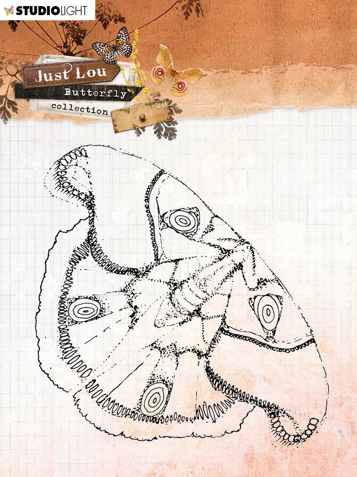 Just Lou Clear Stamp Butterfly Collection 110x110mm nr.13