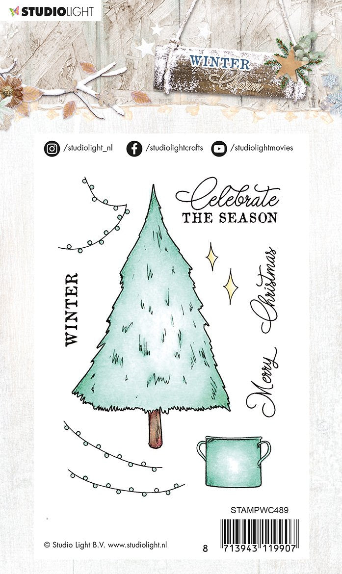 SL Clear Stamp Winter Charm 105x148mm nr.489