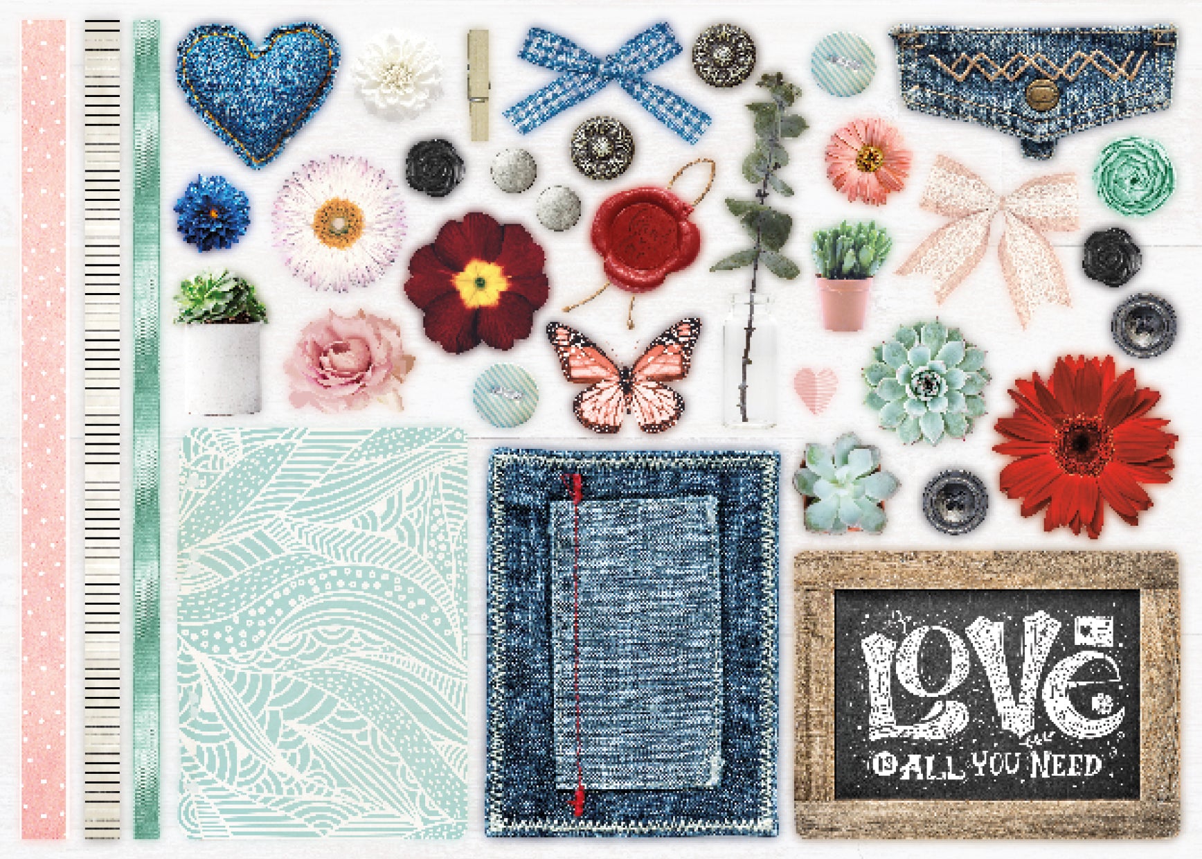 MF Crafting Book In Love With Chalk 297x210mm nr.97