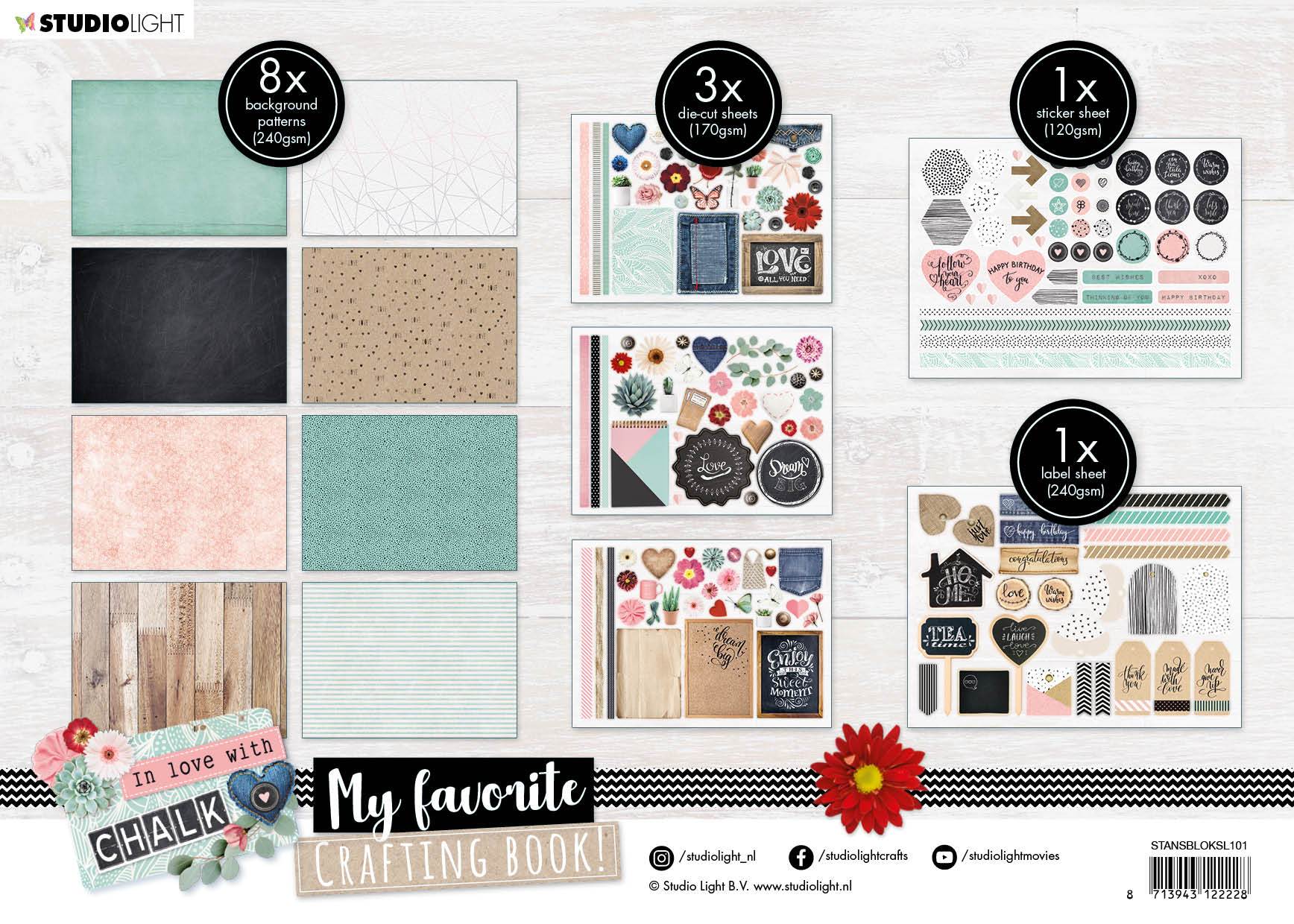 MF Crafting Book In Love With Chalk 297x210mm nr.97