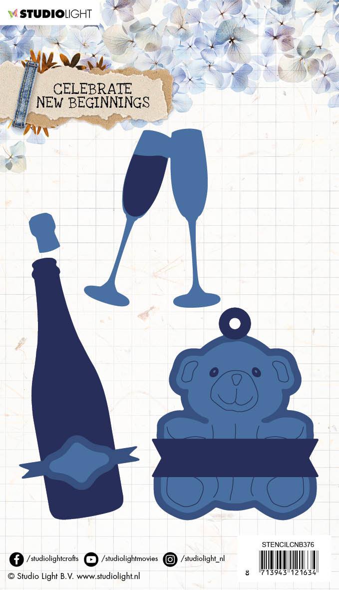 Cutting & Embossing Die Celebrate New Beginnings 99x142mm nr.376