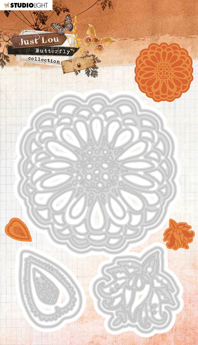 Just Lou Cutting & Embossing Die Butterfly Collection 95x138mm nr.19