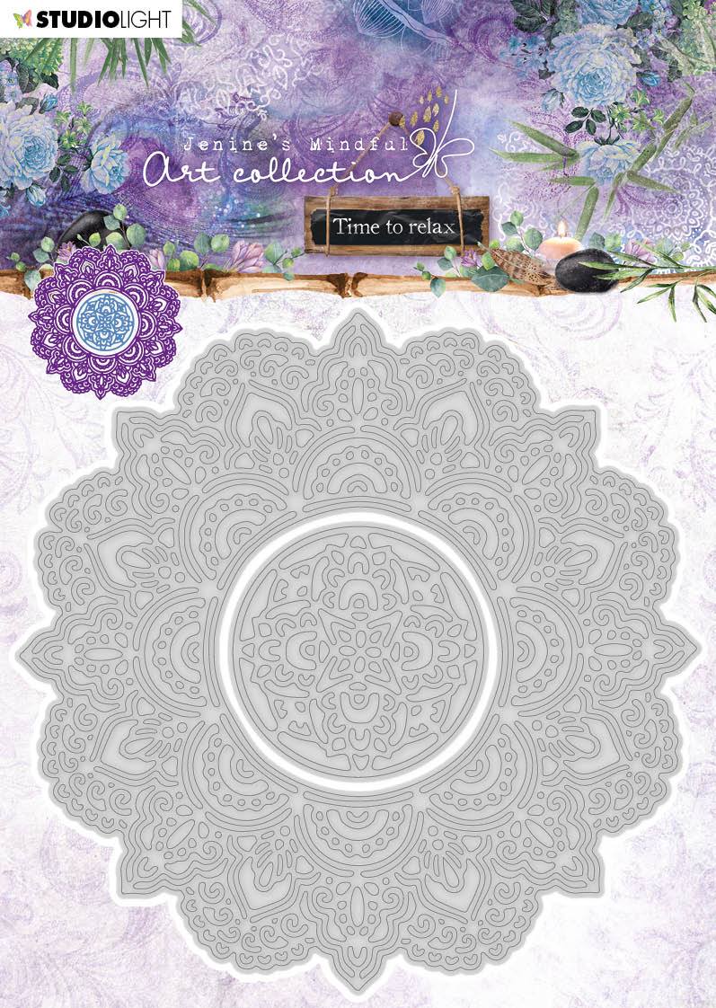 Jenine's Mindful Art Cutting Die Mandala 13cm Time to Relax 2.0 127x127mm nr.12
