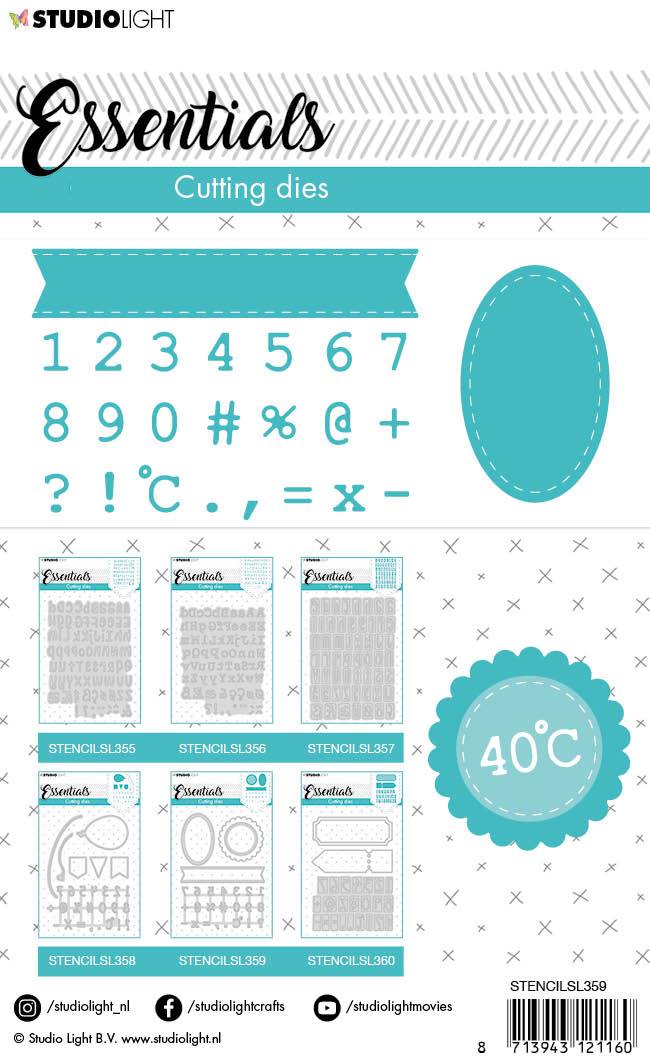 Cutting Die Numbers Essentials nr.359