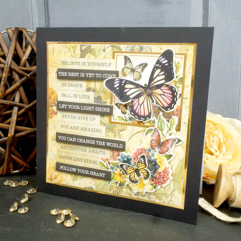 Vintage Melody Stickables Just My Type Sentiments