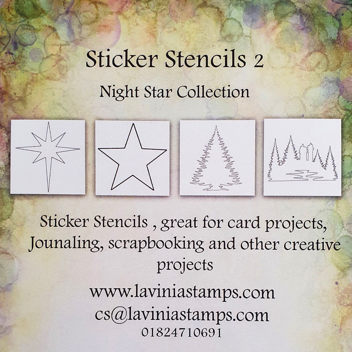 Lavinia Stencil - Sticker Stencils 2