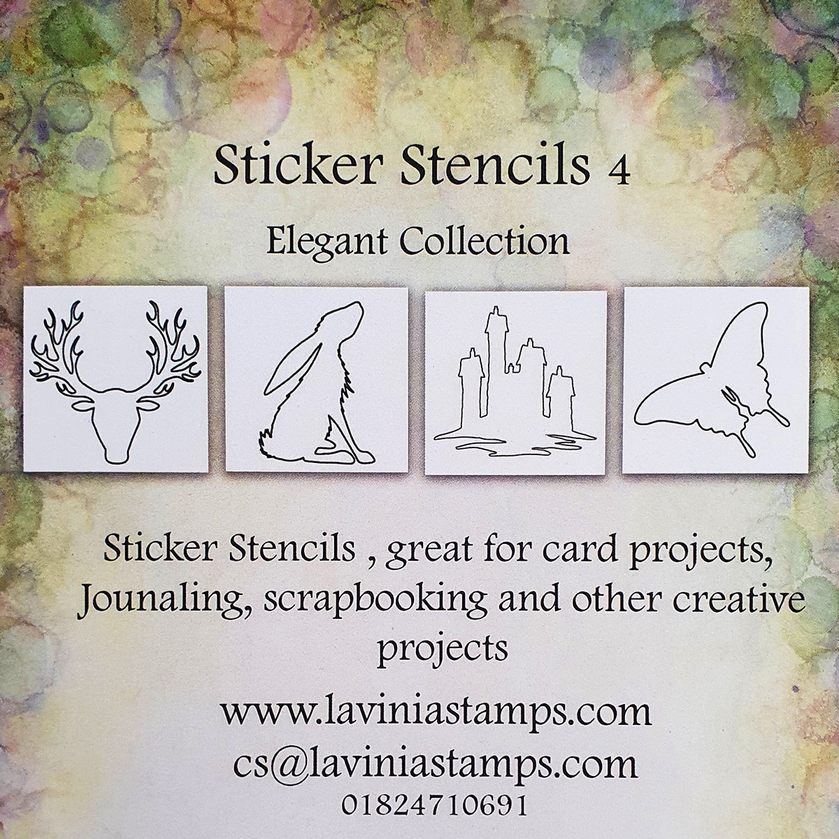 Lavinia Stencil - Sticker Stencils 4