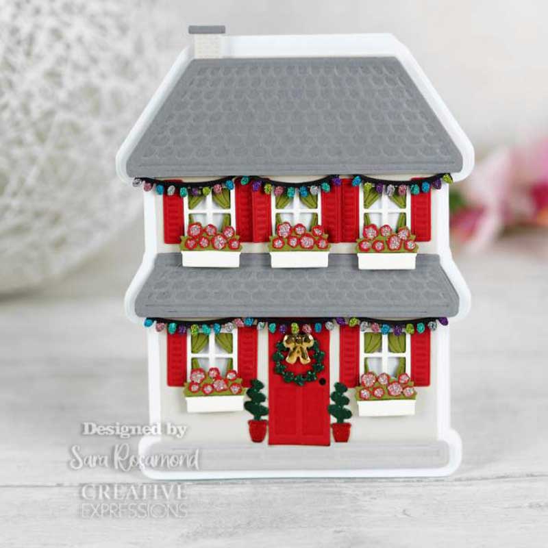 Creative Expressions Sue Wilson Shaped Cards House Front Craft Die