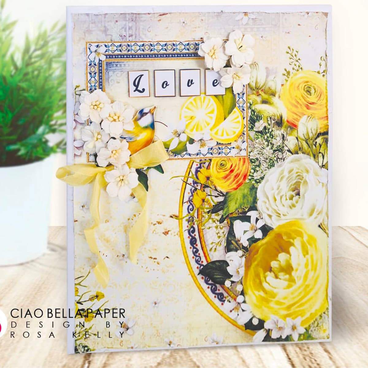 Ciao Bella Sicilia Patterns Pad 12"x12" 8/Pkg