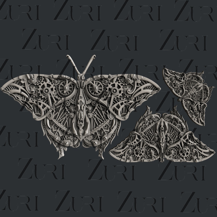 Zuri Designs Steampunk Butterfly