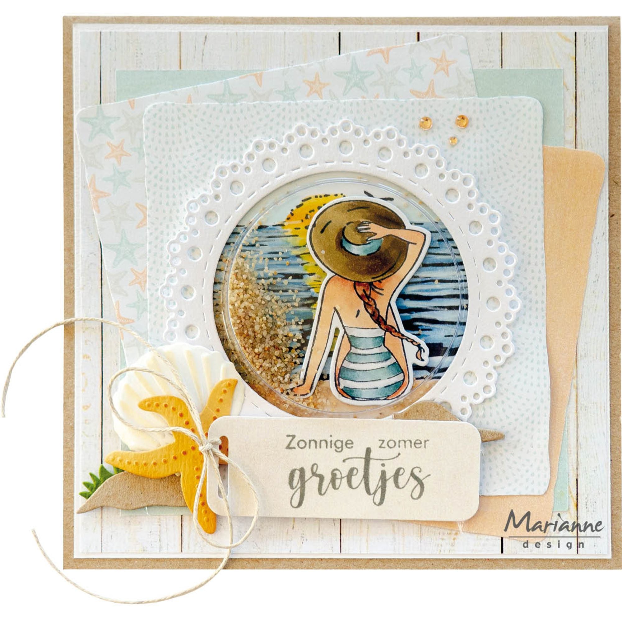 Marianne Design Clear Stamp - Tiny's Border - Sunset