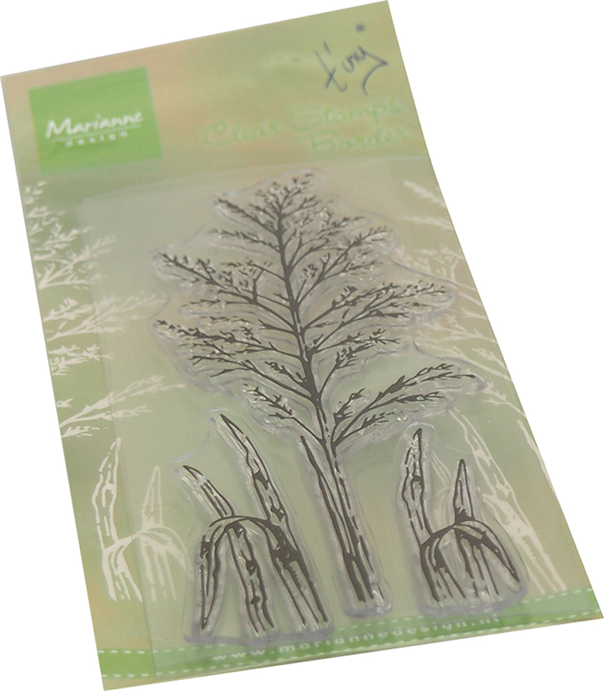 Marianne Design Clear Stamp - Tiny's Border - Indian Grass