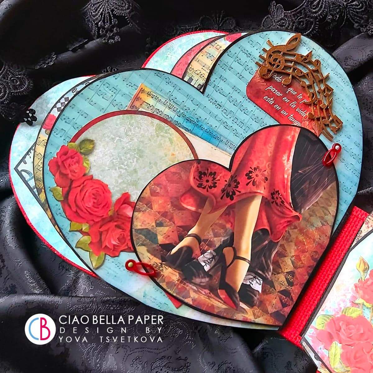 Ciao Bella Tango Paper Pad 6"x6" 24/Pkg