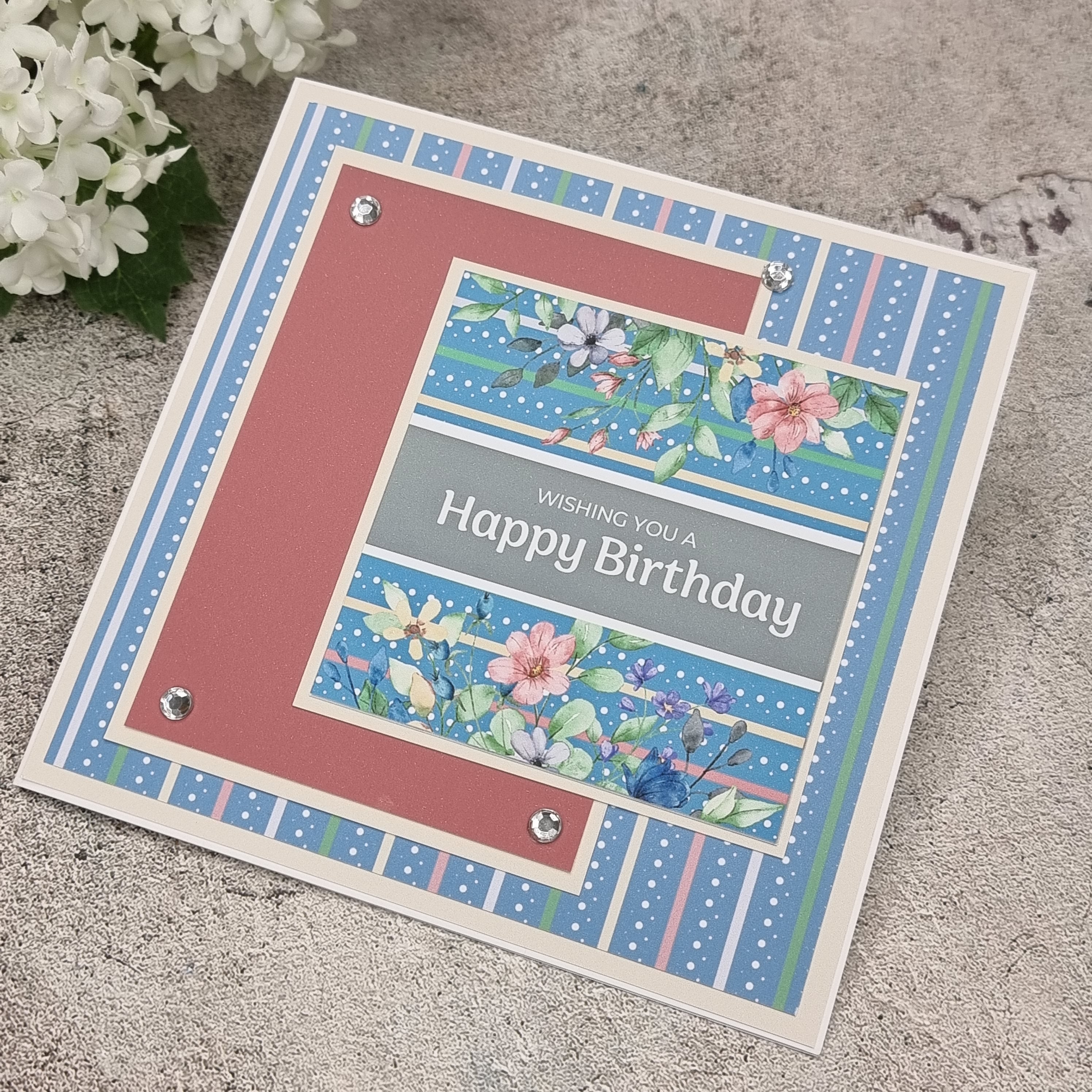 The Paper Boutique Sunny Gardens 6 in x 6 in Decorative Paper Pad