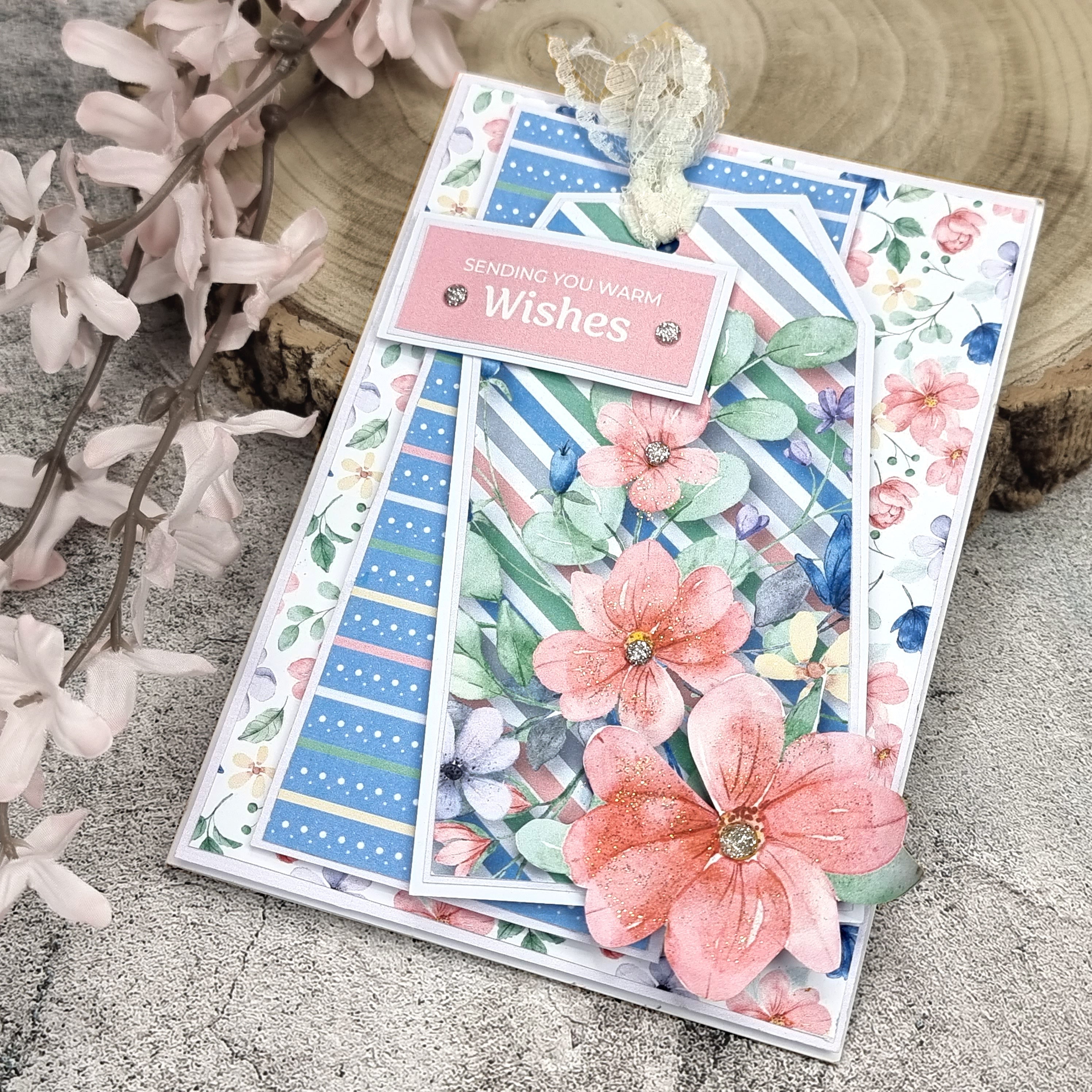 The Paper Boutique Sunny Gardens 8 in x 8 in Decorative Paper Pad