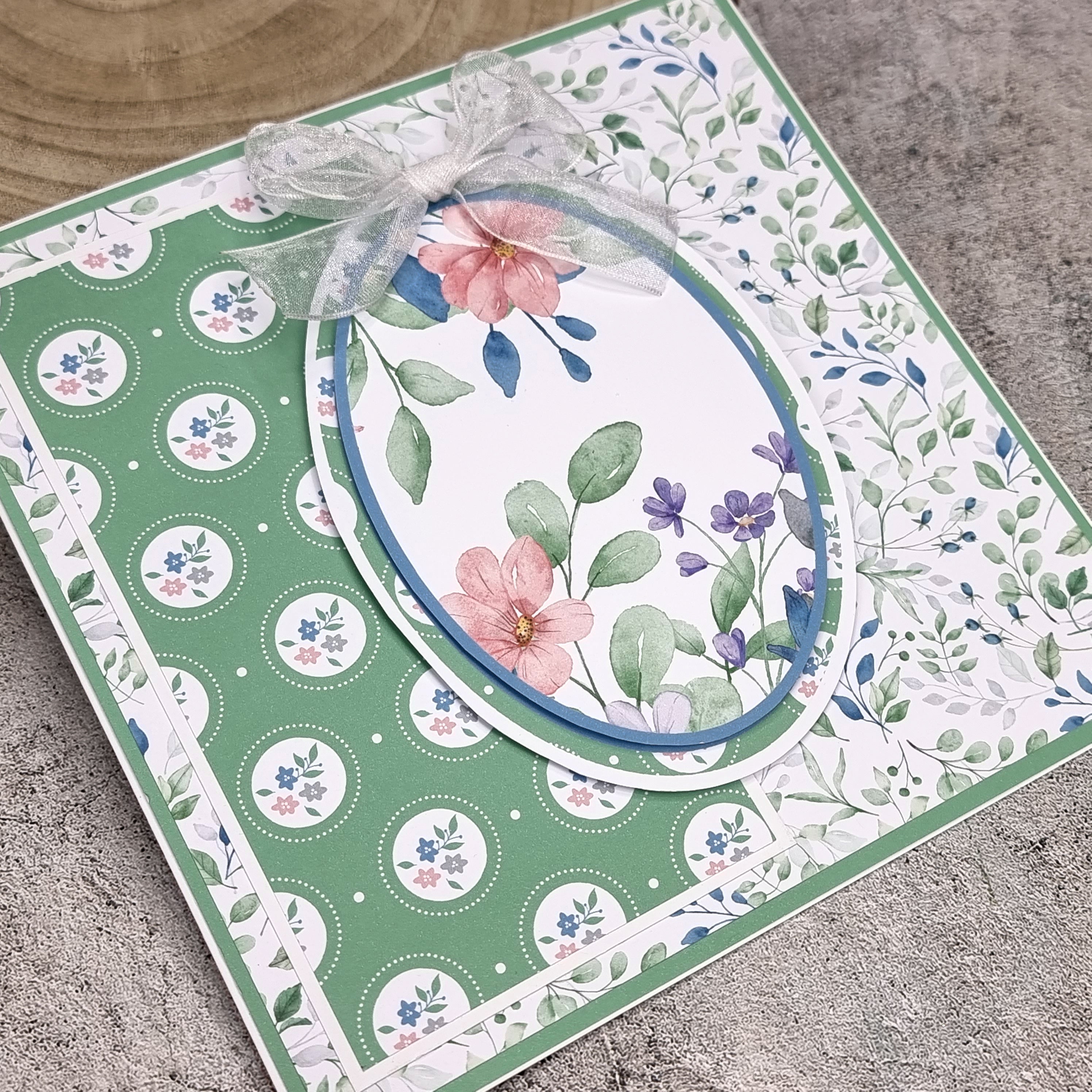 The Paper Boutique Sunny Gardens 8 in x 8 in Colour Card Pad